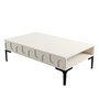 Hanah Home Lyon 32 Mesa de Centro Crema y Negro